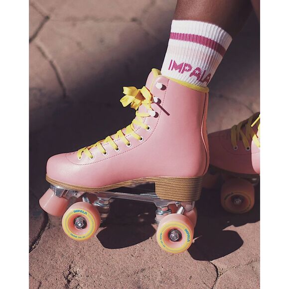Impala Roller Skates - Pink/Yellow 9 - Picture 3 of 6